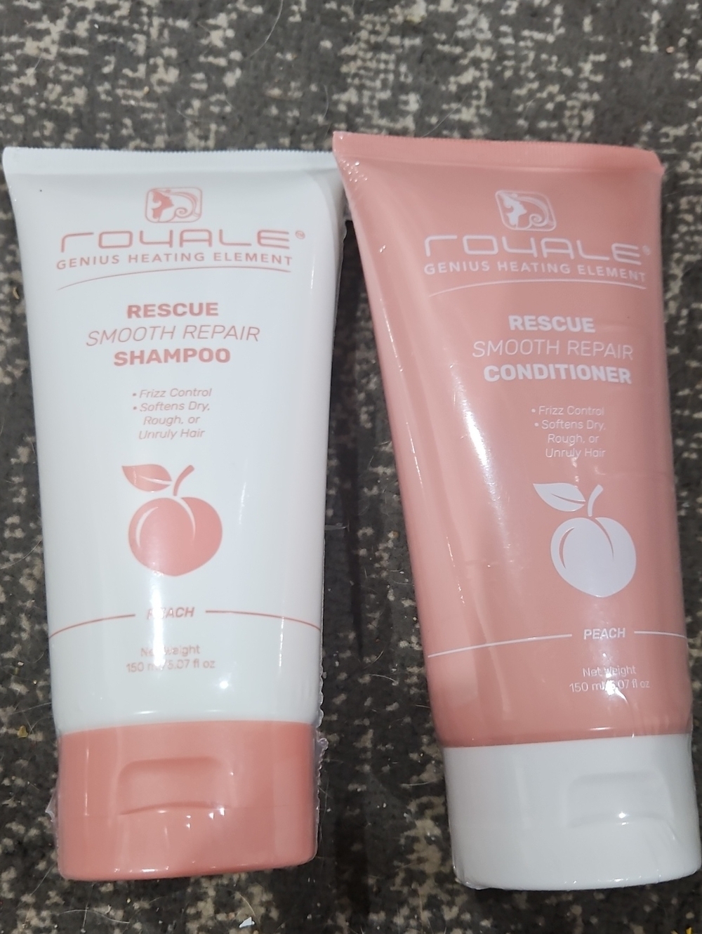 Royale Rescue Smooth Repair Shampoo & Conditioner - Peach
